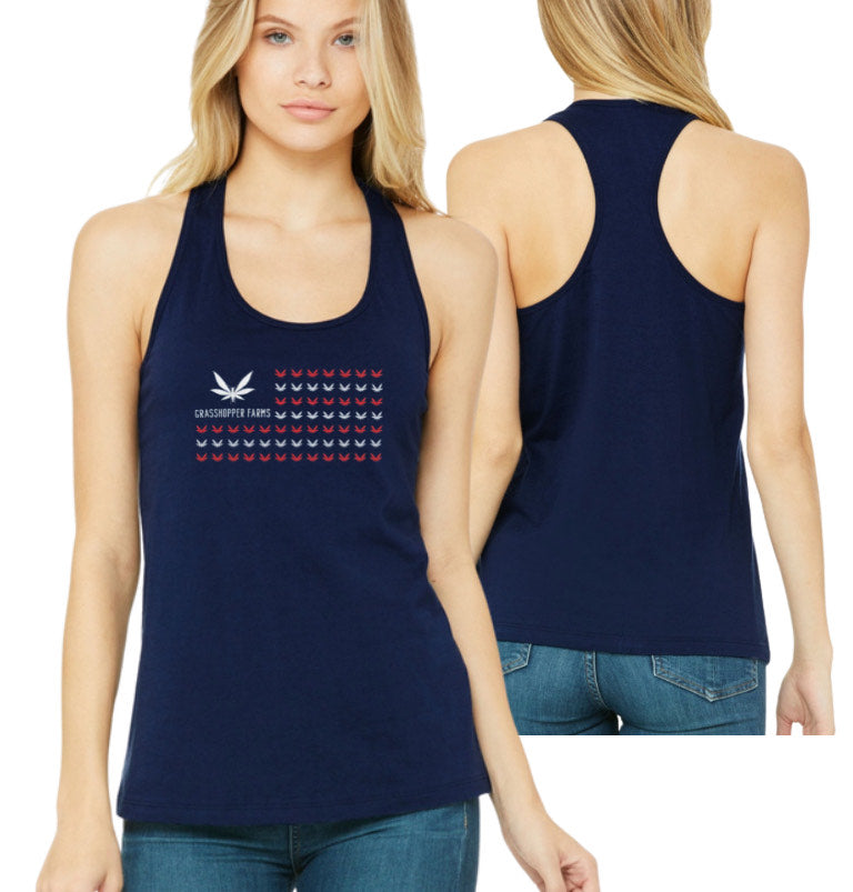 Red White and Blue GHF Flag Tanktop