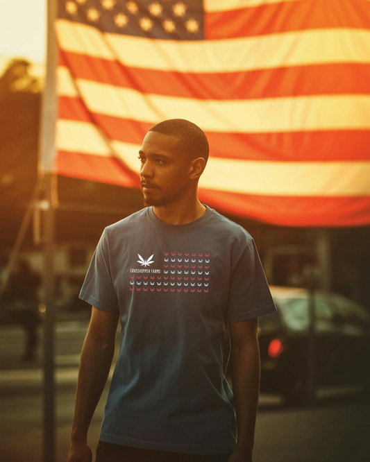 Red, White, and Blue GHF Flag Premium Short Sleeve T Shirt