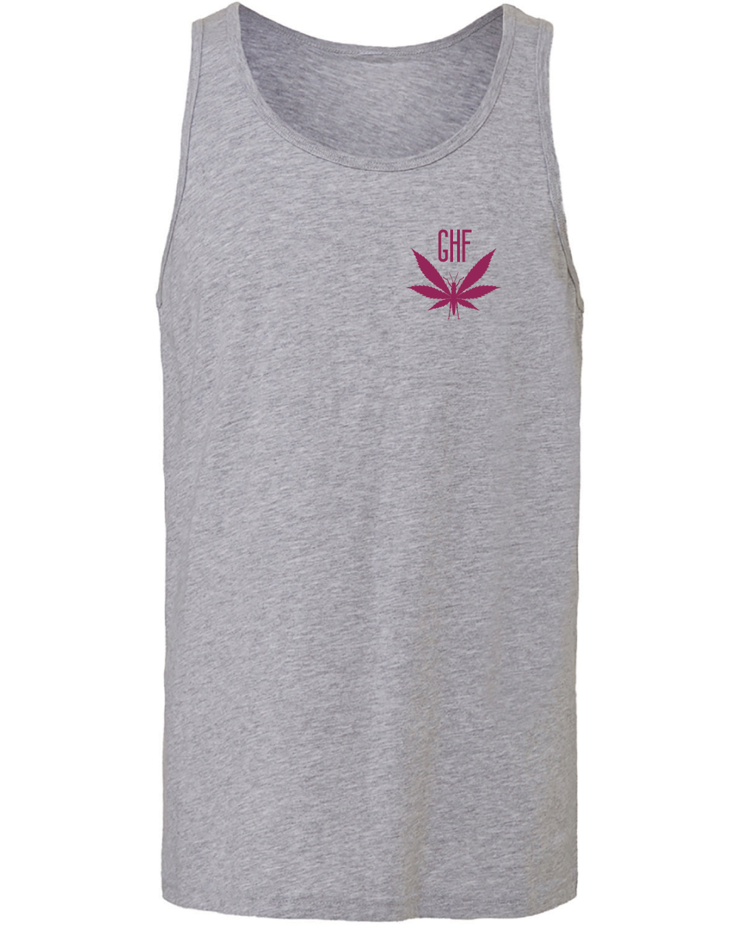 GHF Unisex Tank with Left Chest Logo and Back Print