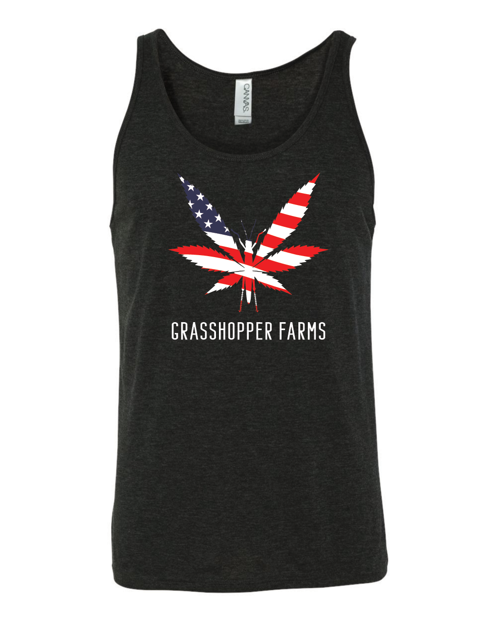 Grasshopper Farms Americana Unisex Triblend Tank