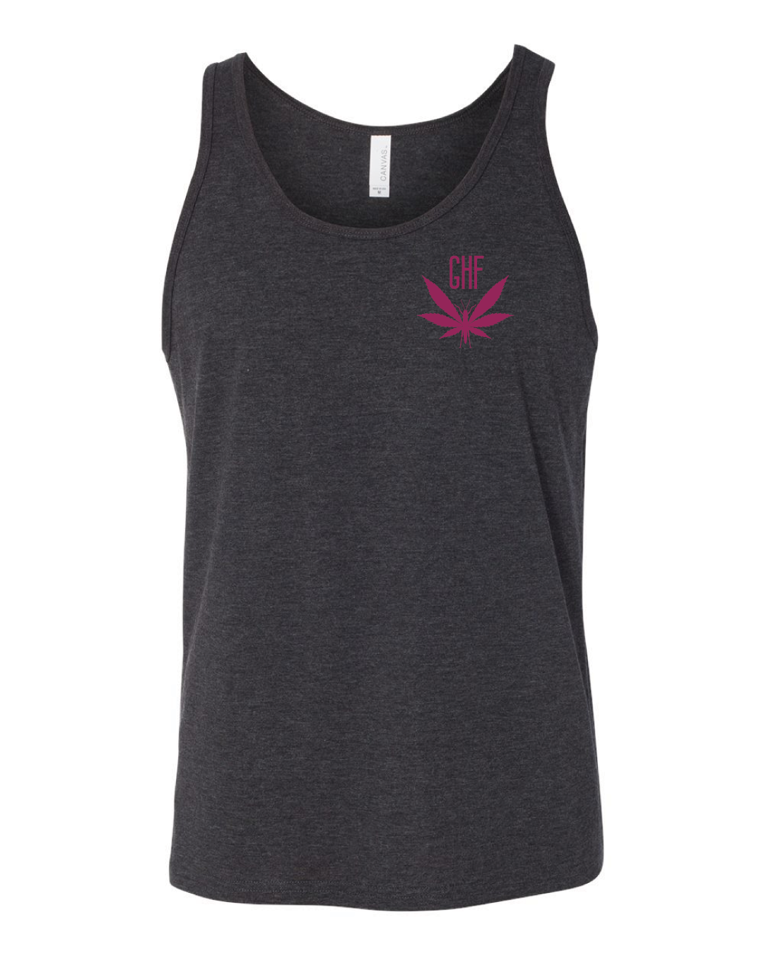 GHF Unisex Tank with Left Chest Logo and Back Print