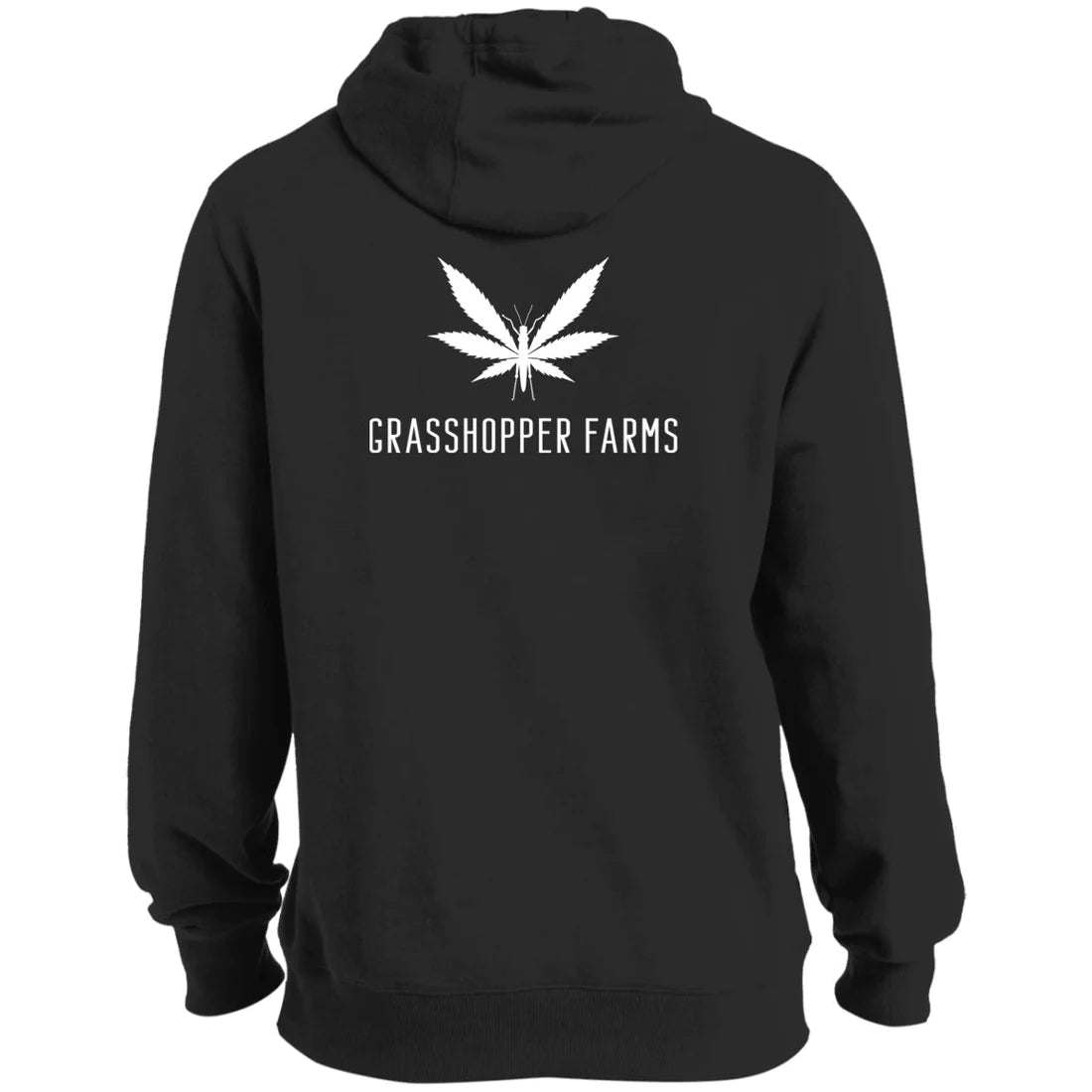 GHF Pullover Hoodie with Left Chest Logo and Back Print