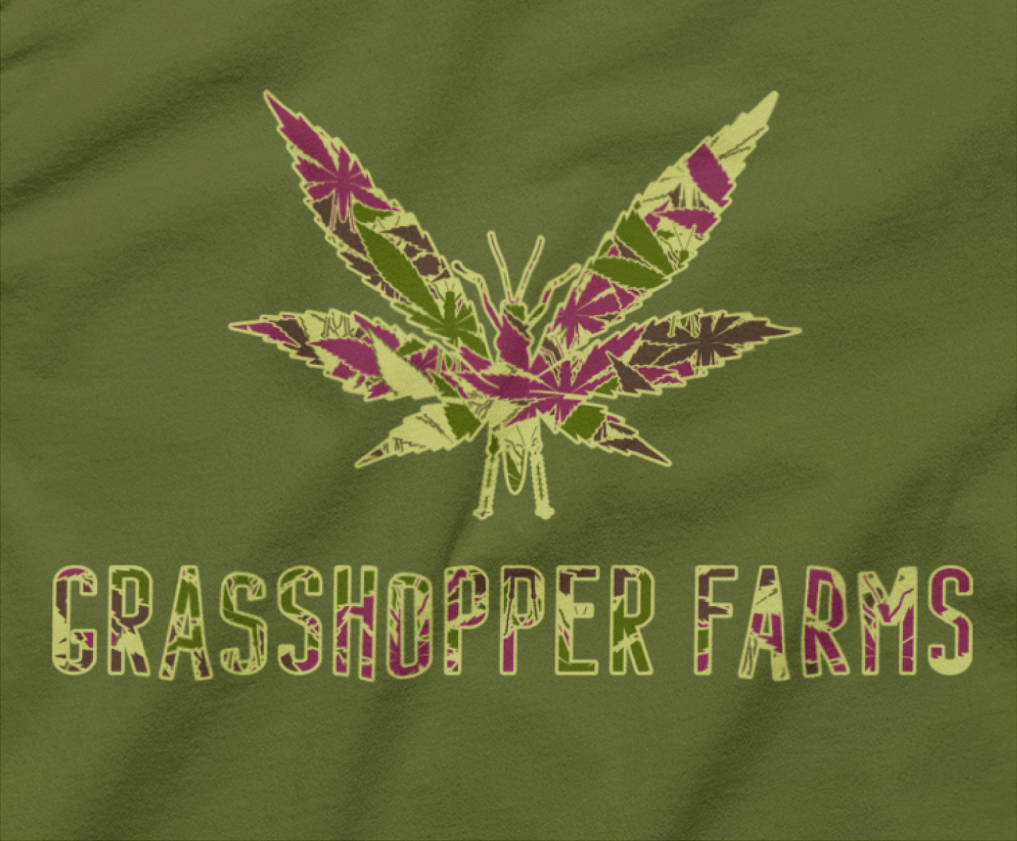 Grasshopper "Camo" Short Sleeve T Shirt - 2 colors to choose from!