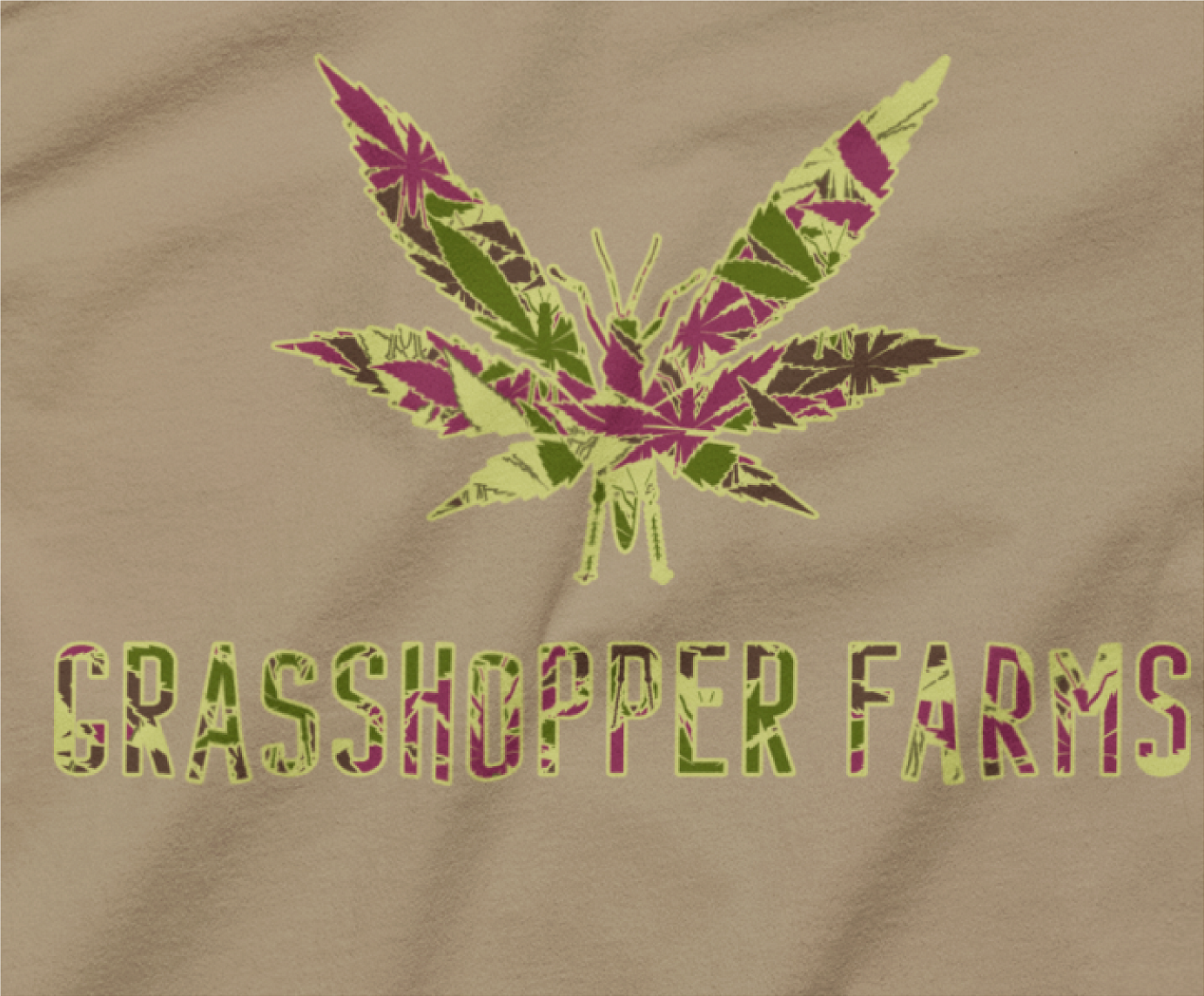 Grasshopper "Camo" Short Sleeve T Shirt - 2 colors to choose from!