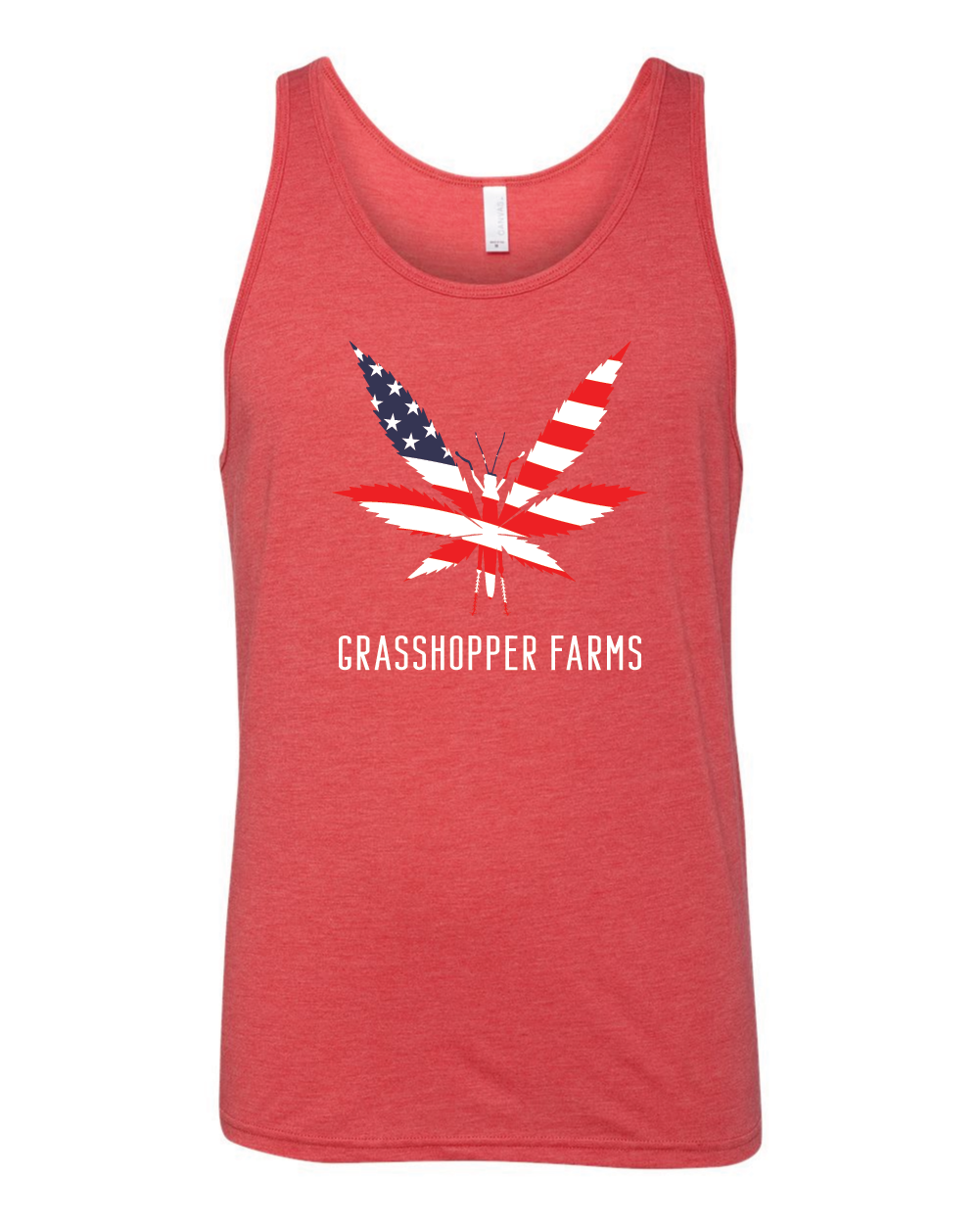 Grasshopper Farms Americana Unisex Triblend Tank