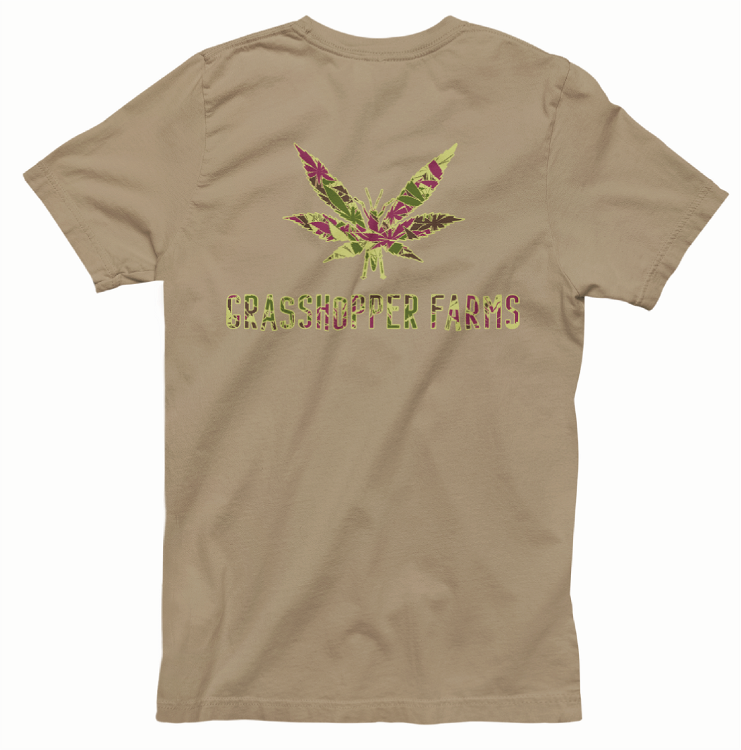 Grasshopper "Camo" Short Sleeve T Shirt - 2 colors to choose from!