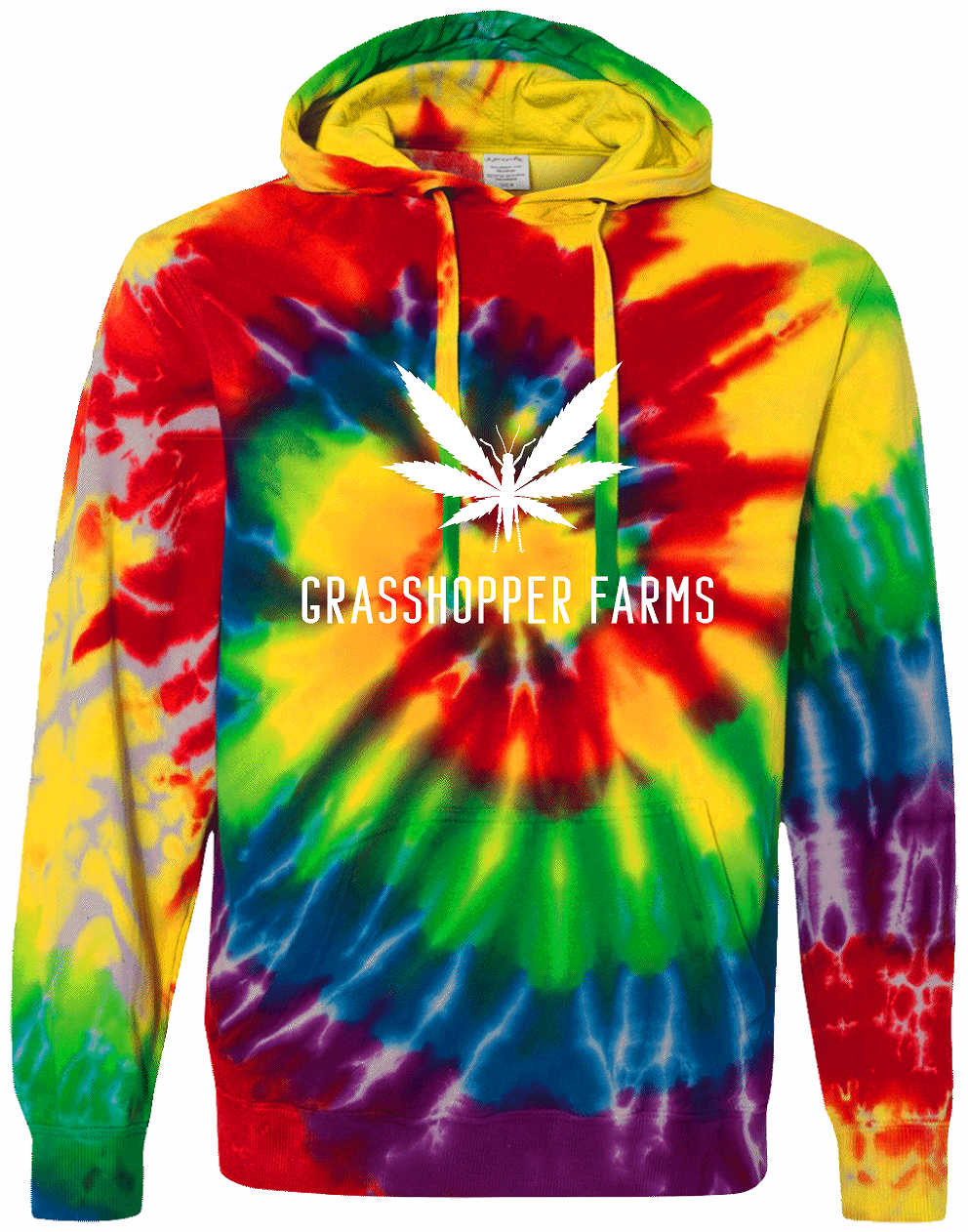 Tie-Dyed Hoodie – Grasshopper Farms