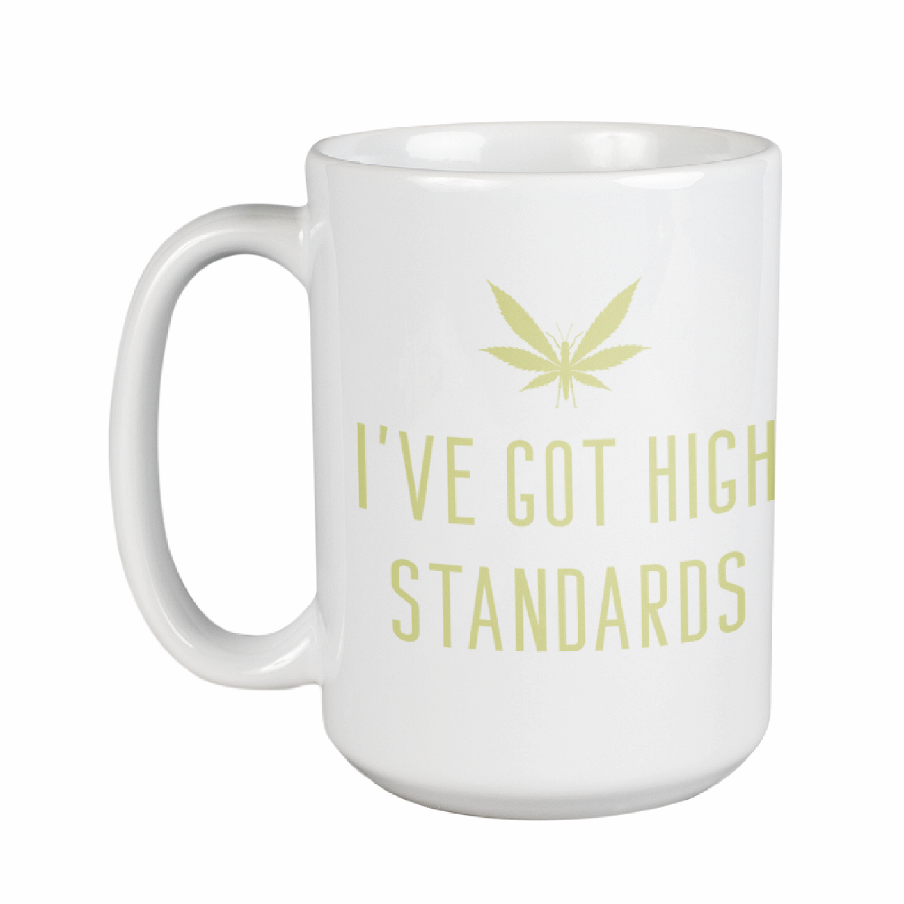 15 oz. High Standards Large Ceramic Coffee Mug