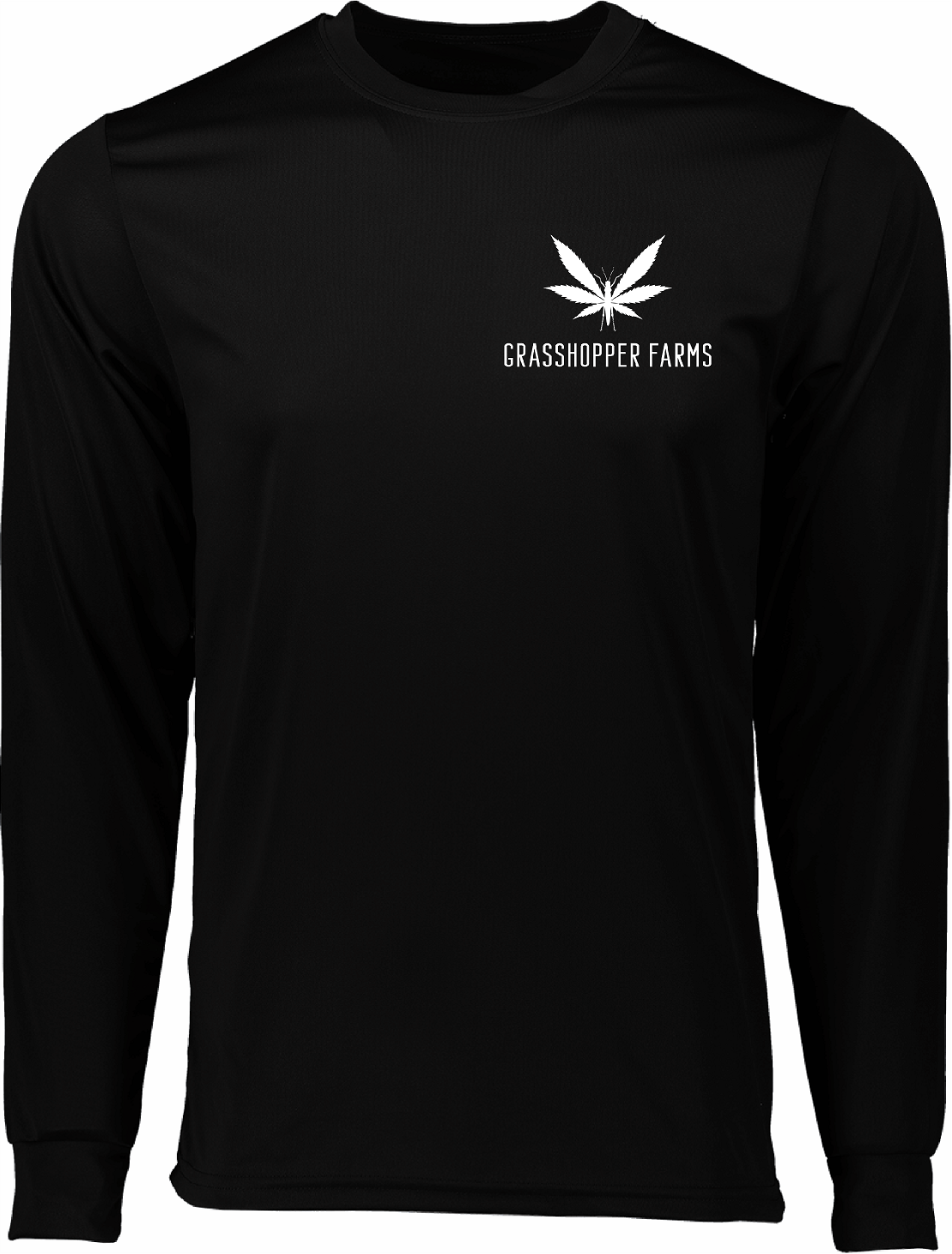 GHF Long Sleeve Moisture Wicking Shirt with Left Chest Logo and Back Print