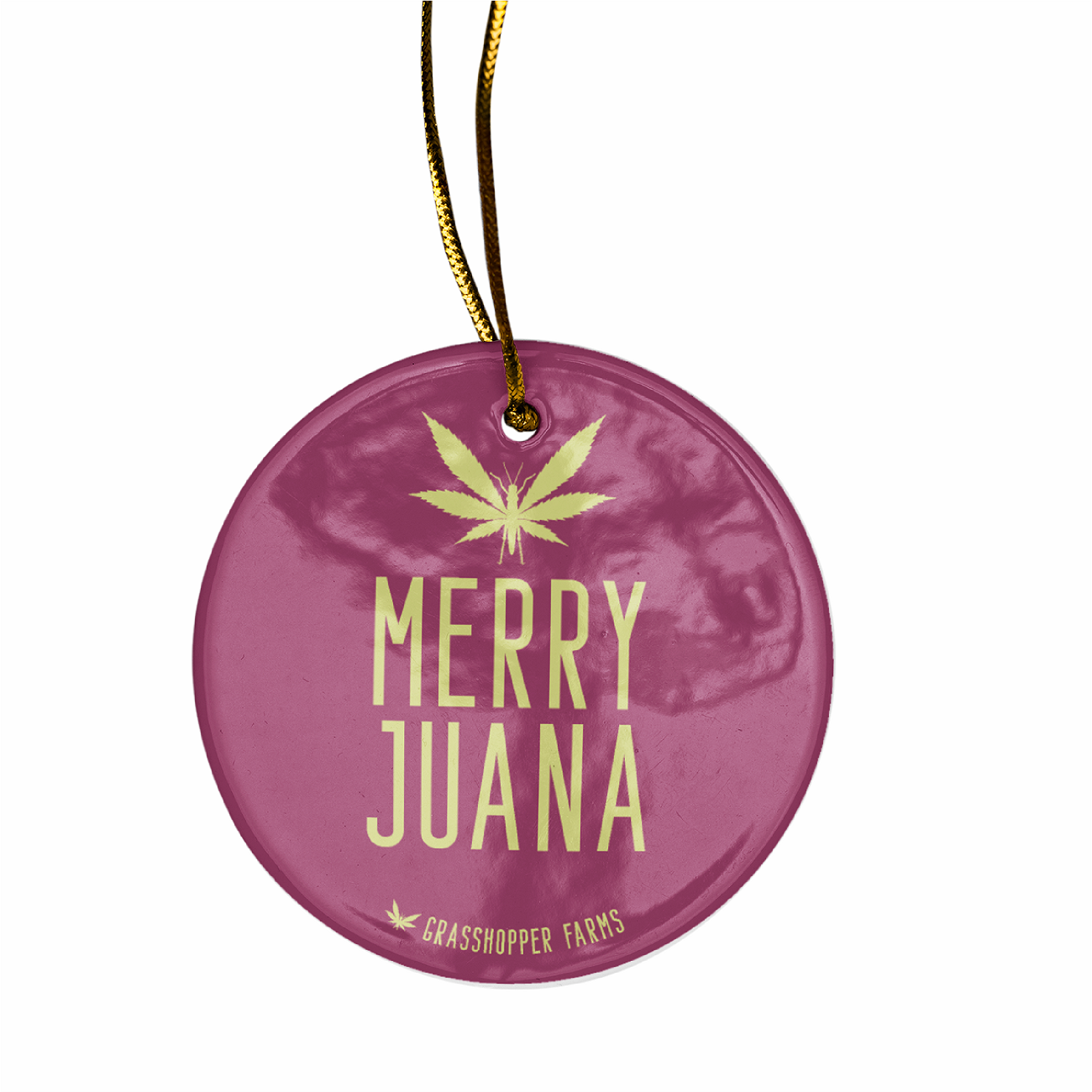 GHF Merry Juana Ornament