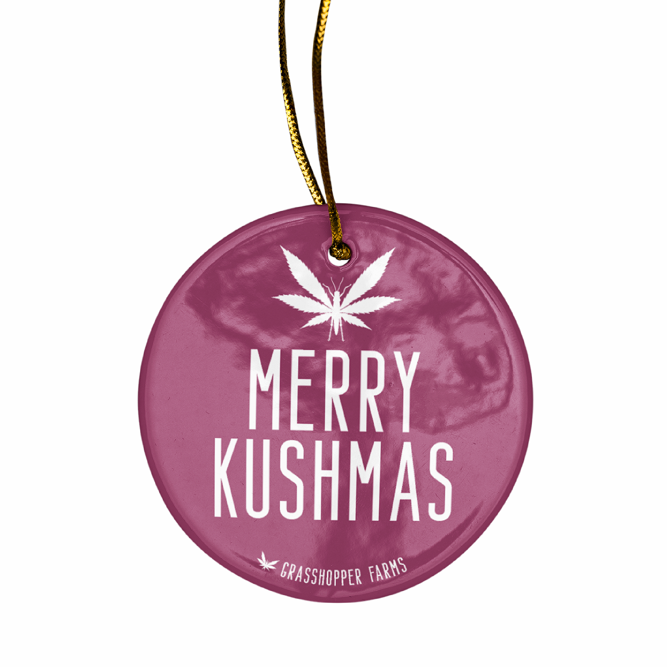 GHF Merry Kushmas Ornament