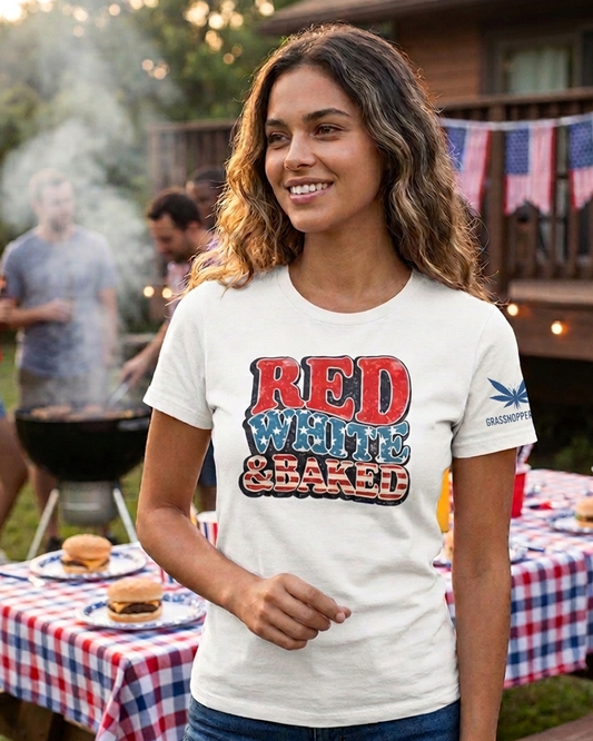 Red White and Baked Tee